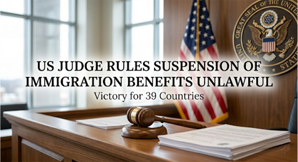 39 Countries Win: US Judge Rules Suspension of Immigration Benefits Unlawful