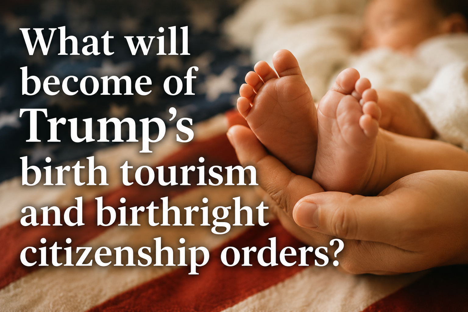 What will become of Trump's birth tourism and birthright citizenship orders?